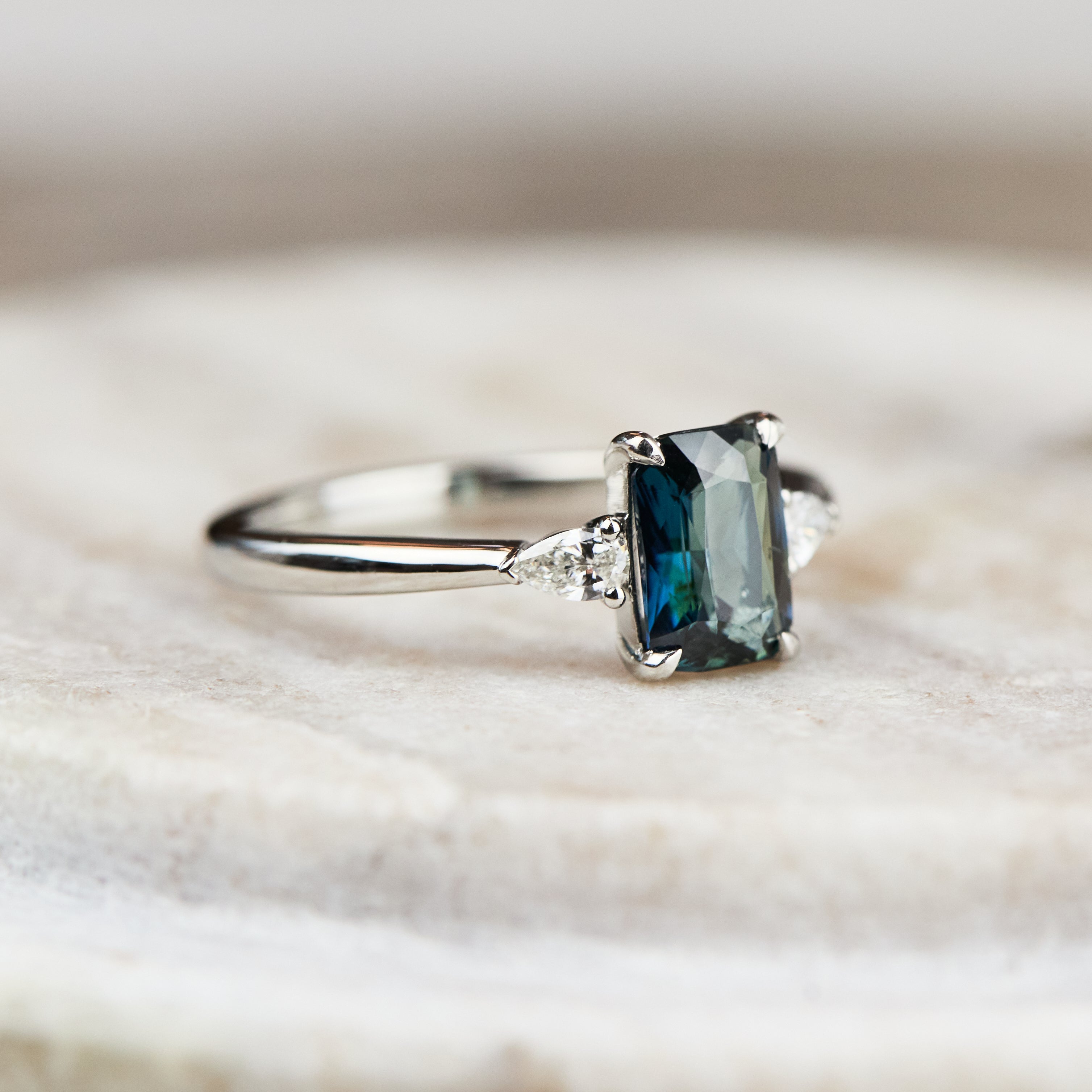 Everything You Need to Know About Teal Sapphire Engagement Rings