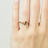 1ct Pear Shape Diamond Engagement Ring, Juno Setting