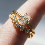 Diamond Gaia Wedding Ring, 18ct Rose Gold
