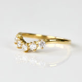 18ct yellow gold diamond wedding ring women