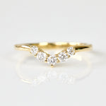 18ct yellow gold diamond wedding ring women