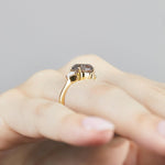 Sophia Perez Jewellery Engagement Ring 3.03ct Round Brilliant Cut Grey Diamond Engagement Ring, Freya Setting
